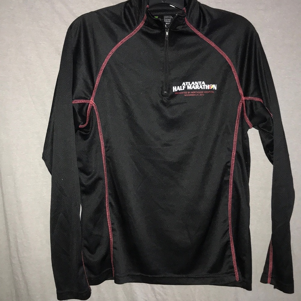 NWOT! Atlanta half marathon zip up! Black! Medium!
